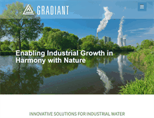 Tablet Screenshot of gradiant.com